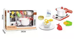 Плитка з посудкою BC 9008 (16/2) 9 елементів, підсвічування, звуки, продукти на липучках, у коробці Плитка з посудкою BC 9008 (16/2) 9 елементів, підсвічування, звуки, продукти на липучках, у коробці