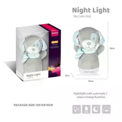 Нічник MBQ 664-9 A (72) “Цуценя”, підсвічування, висота 16 см, в коробці Нічник MBQ 664-9 A (72) “Цуценя”, підсвічування, висота 16 см, в коробці