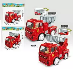 Пожежна машинка 8814 (300/2) 2 види, інерція, у пакеті Пожежна машинка 8814 (300/2) 2 види, інерція, у пакеті