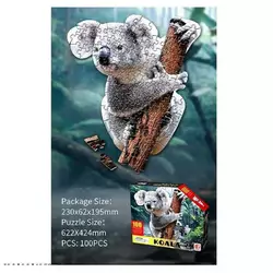 Пазли 88653 (72/3) “Коала”, 100 елементів, в коробці Пазли 88653 (72/3) “Коала”, 100 елементів, в коробці