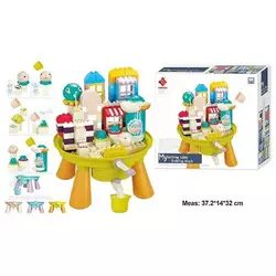 Конструктор 77016 (12) 122 елементи, столик, водяні іграшки, кухлик, антиковзкі наліпки, інструкція, в коробці Конструктор 77016 (12) 122 елементи, столик, водяні іграшки, кухлик, антиковзкі наліпки, інструкція, в коробці