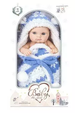 Пупс 244-3 (96/2) довжина 20 см, м’якотілий, в коробці Пупс 244-3 (96/2) довжина 20 см, м’якотілий, в коробці