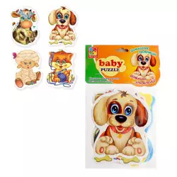 гр Беби пазлы  "Домашние любимцы" VT 1106-81 (50) укр "Vladi Toys" гр Беби пазлы  "Домашние любимцы" VT 1106-81 (50) укр "Vladi Toys"