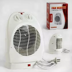 Дуйка тепловентилятор KETAO C 54635 / W-HF 1722 S (6) мідна обмотка двигуна, 2 режими роботи - 1000Вт та 2000Вт, поворотний механізм платформи Дуйка тепловентилятор KETAO C 54635 / W-HF 1722 S (6) мідна обмотка двигуна, 2 режими роботи - 1000Вт та 2000Вт, поворотний механізм платформи