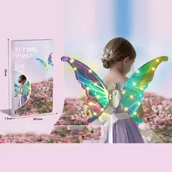 Крила 606-21 (24) працюють від батарейок, підсвічування, рух крилами, мелодія, ремінці для кріплення, в коробці Крила 606-21 (24) працюють від батарейок, підсвічування, рух крилами, мелодія, ремінці для кріплення, в коробці