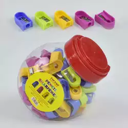Точилка для карандашей 0595 (4320) 4 цвета /ЦЕНА ЗА 1ШТ/ 72 шт в колбе Точилка для карандашей 0595 (4320) 4 цвета /ЦЕНА ЗА 1ШТ/ 72 шт в колбе