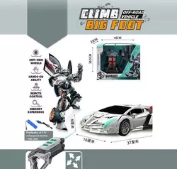 Машина-трансформер на радіокеруванні 911-778 A (8) акум. 3.7V, 1:10, трансформується, гумові шини, музика, звуки, підсвічування, в коробці Машина-трансформер на радіокеруванні 911-778 A (8) акум. 3.7V, 1:10, трансформується, гумові шини, музика, звуки, підсвічування, в коробці