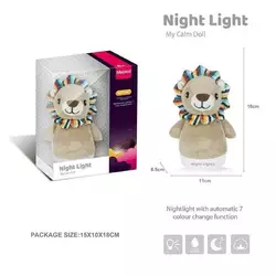 Нічник MBQ 664-2 A (72) “Левеня”, підсвічування, висота 16 см, в коробці Нічник MBQ 664-2 A (72) “Левеня”, підсвічування, висота 16 см, в коробці