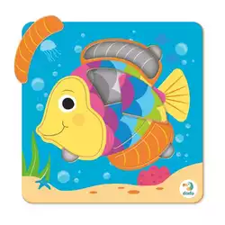 гр Пазл-сортер "Рибка" картонний (до 2 років) 300362 (48) 5 елементів "Dodo"