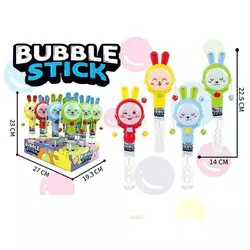 Мильні бульбашки M 6031 (12) ЦІНА ЗА 12 ШТУК В БЛОЦІ, на батарейках, підсвітка, “Зайчик”, висота 22.5 см, в коробці Мильні бульбашки M 6031 (12) ЦІНА ЗА 12 ШТУК В БЛОЦІ, на батарейках, підсвітка, “Зайчик”, висота 22.5 см, в коробці