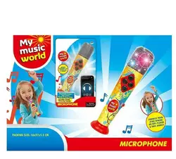 Мікрофон MY 010 (96/2) підсвічування, звук аплодисментів, під`єднання смартфона, у слюді Мікрофон MY 010 (96/2) підсвічування, звук аплодисментів, під`єднання смартфона, у слюді