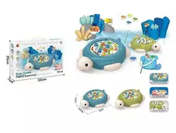 Риболовля 7731 B (48) 2 кольори, “Черепашка”, мелодія, магнітні рибки, в коробці Риболовля 7731 B (48) 2 кольори, “Черепашка”, мелодія, магнітні рибки, в коробці