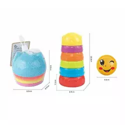 Пірамідка 617-114 (144/2) 6 штук, брязкальце, в сітці Пірамідка 617-114 (144/2) 6 штук, брязкальце, в сітці