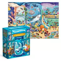 гр Пазл "Музей Океанаріум" 300641 (12) "DoDo", 150 елементів, розмір - 28х39, в коробці гр Пазл "Музей Океанаріум" 300641 (12) "DoDo", 150 елементів, розмір - 28х39, в коробці