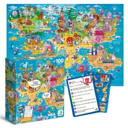 гр Пазл "Шукай та знаходь. Світ пінгвінів" 300670 (24) "DoDo", 100 елементів, 33х47 см, в коробці гр Пазл "Шукай та знаходь. Світ пінгвінів" 300670 (24) "DoDo", 100 елементів, 33х47 см, в коробці