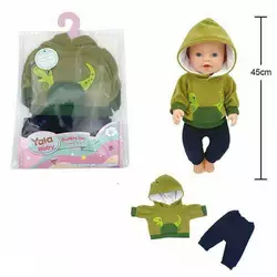 Одяг для пупса BLC 242 U (120) на пупса висотою 40-45 см, в пакеті Одяг для пупса BLC 242 U (120) на пупса висотою 40-45 см, в пакеті