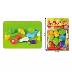 Овочі на липучках 628-20 (120/2) муляжі, начиння, на листі Овочі на липучках 628-20 (120/2) муляжі, начиння, на листі