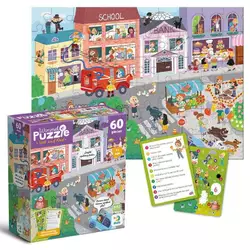 гр Вімельпазл "Містечко професій" 300662 (32) "DoDo", 60 елементів, картки із завданнями, в коробці гр Вімельпазл "Містечко професій" 300662 (32) "DoDo", 60 елементів, картки із завданнями, в коробці