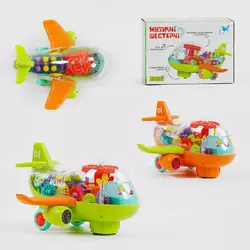 Літак музичний 80587 (72) "WToys", ОЗВУЧУВАННЯ УКРАЇНСЬКОЮ МОВОЮ, 2 види, шестерні, пісня, підсвічування, автоматичний рух, в коробці Літак музичний 80587 (72) "WToys", ОЗВУЧУВАННЯ УКРАЇНСЬКОЮ МОВОЮ, 2 види, шестерні, пісня, підсвічування, автоматичний рух, в коробці