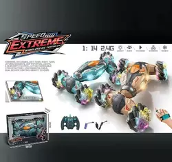 Машина на радіокеруванні YJ 098-3 A (24) 2 види, браслет+пульт, акум. 3,7 V, 4х4, звук, підсвічування, пульт 2,4 GHz, в коробці Машина на радіокеруванні YJ 098-3 A (24) 2 види, браслет+пульт, акум. 3,7 V, 4х4, звук, підсвічування, пульт 2,4 GHz, в коробці