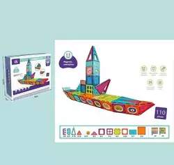 Магнітний конструктор CH 1015 (8) “Човен”, 110 деталей, в коробці Магнітний конструктор CH 1015 (8) “Човен”, 110 деталей, в коробці