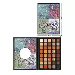 Косметика IG 3680 (144) палетка тіней, 40 кольорів, дзеркало, в плівці Косметика IG 3680 (144) палетка тіней, 40 кольорів, дзеркало, в плівці