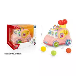 Машинка HE 0548 (12) брязкальця, пальчикова гра, сортер, звуки, мелодії, в коробці Машинка HE 0548 (12) брязкальця, пальчикова гра, сортер, звуки, мелодії, в коробці