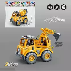 Спецтехніка 8846 (192) 2 види, будівельна машина, інерційний механізм, у пакеті Спецтехніка 8846 (192) 2 види, будівельна машина, інерційний механізм, у пакеті