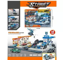 Трек MH 181 (24/2) 54 елементи, наліпки, 2 машинки, в коробці Трек MH 181 (24/2) 54 елементи, наліпки, 2 машинки, в коробці