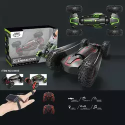 Машинка на радіокеруванні 8868 E (18) 2 види, акумулятор 3.7 V, пульт 2.4 G, керування з браслета, зміна положення корпусу, гумові колеса, в коробці Машинка на радіокеруванні 8868 E (18) 2 види, акумулятор 3.7 V, пульт 2.4 G, керування з браслета, зміна положення корпусу, гумові колеса, в коробці