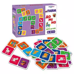 гр Гра настільна розвиваюча ME5032-22 EN "Доміно Тварини" (60) "Ludum", в коробці гр Гра настільна розвиваюча ME5032-22 EN "Доміно Тварини" (60) "Ludum", в коробці