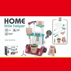 Набір для прибирання 667-52 (12) 13 елементів, візок на колесах, в коробці Набір для прибирання 667-52 (12) 13 елементів, візок на колесах, в коробці