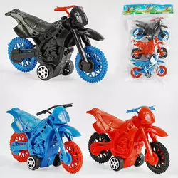 Набір мотоциклів 877-21 (600/2) 3шт, інерційний механізм, у пакеті Набір мотоциклів 877-21 (600/2) 3шт, інерційний механізм, у пакеті