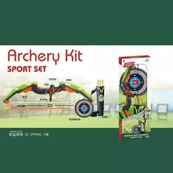 Лук 988-670 (18/2) 3 стріли на присосках, підсвічування, на батарейках, довжина лука 62 см, футляр для стріл, мішень, в коробці Лук 988-670 (18/2) 3 стріли на присосках, підсвічування, на батарейках, довжина лука 62 см, футляр для стріл, мішень, в коробці