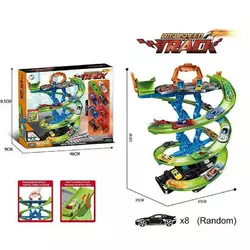 Трек 011-97 (16) 8 металопластикових машинок, в коробці Трек 011-97 (16) 8 металопластикових машинок, в коробці