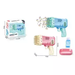 Установка з мильними бульбашками S 3002 (120/2) на батарейках, пляшечка з мильною рідиною, в коробці Установка з мильними бульбашками S 3002 (120/2) на батарейках, пляшечка з мильною рідиною, в коробці