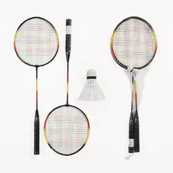 Бадмінтон D 40112 (50) 2 ракетки, 1 воланчик, металевий каркас, у сітці Бадмінтон D 40112 (50) 2 ракетки, 1 воланчик, металевий каркас, у сітці