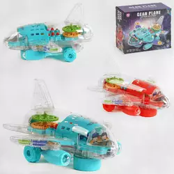 Літак HJ 628 (72/2) 2 кольори, 3D підсвічування, звуки, мелодія, колеса вільного ходу, в коробці Літак HJ 628 (72/2) 2 кольори, 3D підсвічування, звуки, мелодія, колеса вільного ходу, в коробці