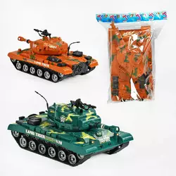 Танк H 888-1 (36/2) 2 види, інерція, рухлива башта, автомат, у пакеті Танк H 888-1 (36/2) 2 види, інерція, рухлива башта, автомат, у пакеті