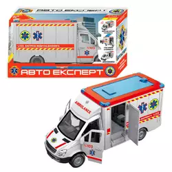 Машинка TK 97569 (24) "Авто Експерт", "Швидка допомога", ОЗВУЧ УКР МОВОЮ,  інерція, звук, підсвіч, вірші, пісні, двері, та дах відчиняються, в коробці Машинка TK 97569 (24) "Авто Експерт", "Швидка допомога", ОЗВУЧ УКР МОВОЮ,  інерція, звук, підсвіч, вірші, пісні, двері, та дах відчиняються, в коробці