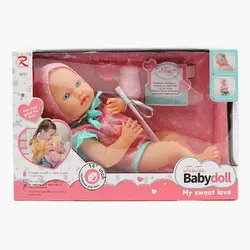 Пупс 6252 (24) гумовий, висота 33 см, рухливі кінцівки та голова, знімний одяг, пустушка, пляшечка, в коробці Пупс 6252 (24) гумовий, висота 33 см, рухливі кінцівки та голова, знімний одяг, пустушка, пляшечка, в коробці