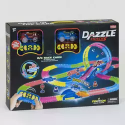 Автотрек на радіокеруванні 138 (12/2) 2 машинки, світло, звук, 326 ел., довжина траси 635 см, в коробці Автотрек на радіокеруванні 138 (12/2) 2 машинки, світло, звук, 326 ел., довжина траси 635 см, в коробці