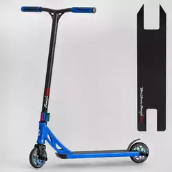 Самокат трюковый N- 12740 "Best Scooter" (2) "Freestyle", HIC-система, ПЕГИ, алюминиевый диск и дека, колёса PU, d=120мм, ширина руля 58 см