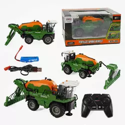 Комбайн на радіокеруванні 6610 (12) підсвічування, звук, акумулятор 3.7V, пульт 2.4GHz, USB-кабель, розпилює воду, масштаб 1:24, в коробці Комбайн на радіокеруванні 6610 (12) підсвічування, звук, акумулятор 3.7V, пульт 2.4GHz, USB-кабель, розпилює воду, масштаб 1:24, в коробці