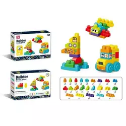 Конструктор 188-649 (16) 38 деталей, колеса, наліпки, в коробці Конструктор 188-649 (16) 38 деталей, колеса, наліпки, в коробці