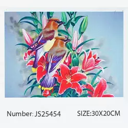 Алмазна мозаїка JS 25454 (50) "TK Group", "Птахи", 30х20 в коробці Алмазна мозаїка JS 25454 (50) "TK Group", "Птахи", 30х20 в коробці