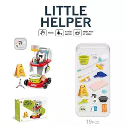 Набір для прибирання 667-70 (12) швабра, щітка, відро, візок. розпилювач,, ганчірка, 19 елементів, в коробці Набір для прибирання 667-70 (12) швабра, щітка, відро, візок. розпилювач,, ганчірка, 19 елементів, в коробці