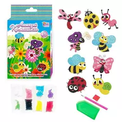 гр Алмазні стікери "Комашки" 56169 (60) "4FUN Game Club", наліпки, стилус, силіконовий клей, піддон, алмази, в коробці гр Алмазні стікери "Комашки" 56169 (60) "4FUN Game Club", наліпки, стилус, силіконовий клей, піддон, алмази, в коробці