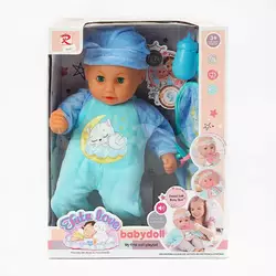 Пупс 6632 (16) м’якотілий, п’є з пляшечки, закриває очі, аксесуари, музичний чіп, висота 36 см, в коробці Пупс 6632 (16) м’якотілий, п’є з пляшечки, закриває очі, аксесуари, музичний чіп, висота 36 см, в коробці