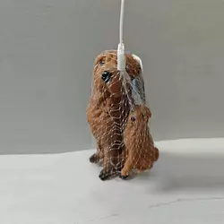 Песики 907-4 (288/2) гумові, висота 18.5см та 9см, пискавки, сидяче положення, у сітці Песики 907-4 (288/2) гумові, висота 18.5см та 9см, пискавки, сидяче положення, у сітці